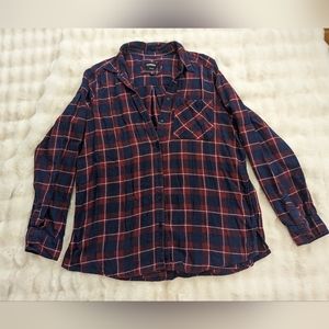 Plaid boyfriend flannel